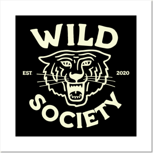 Wild Society Tiger Posters and Art